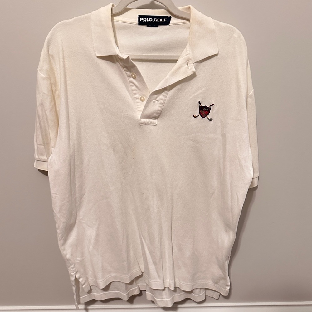 Ralph Lauren polo golf white polo